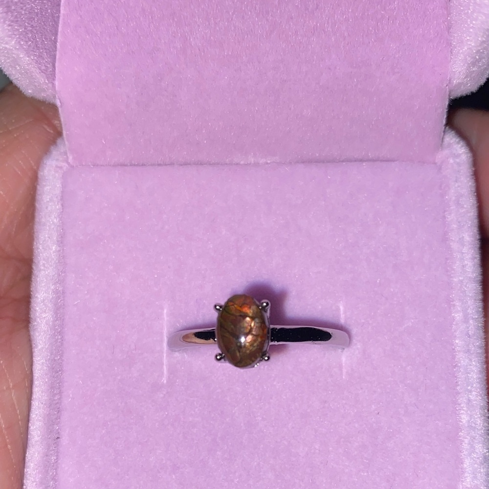 Black Opal Ring